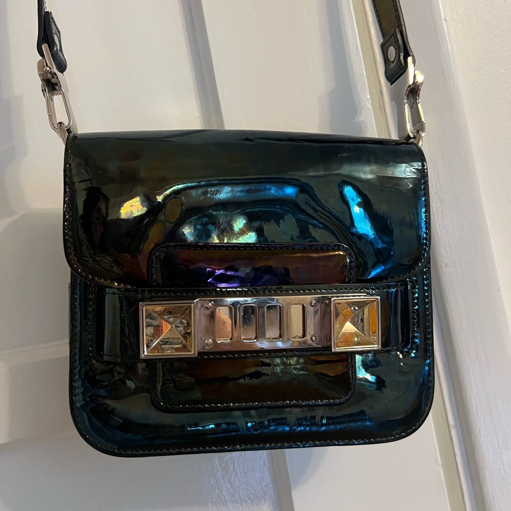 Proenza Schouler PS11 Classic Shoulder Bag – Iridescent Patent Leather - Picture 2 of 8